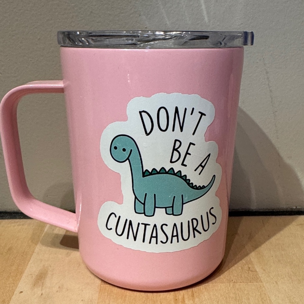 Corkcicle Pink Insulated Mug